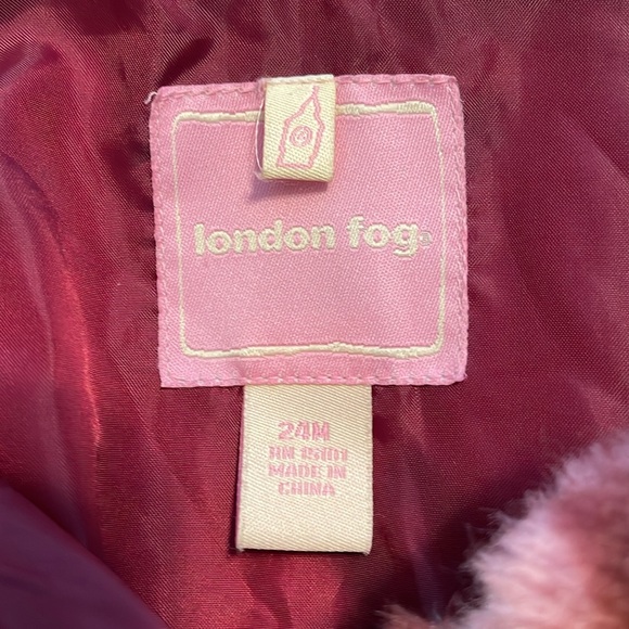 EUC London Fog faux fur size 24 months - Picture 4 of 5